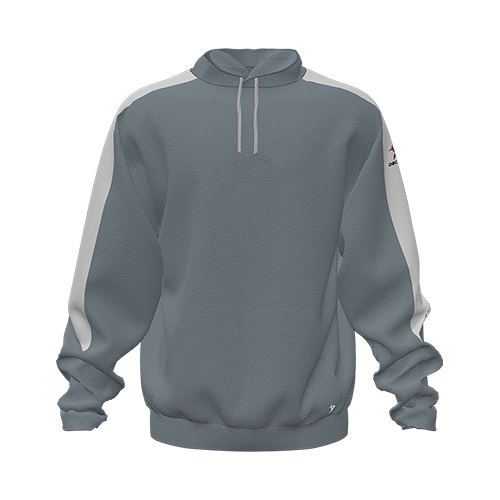 [CUS-DFW-HOOD-FLC-LSL-GRY-YXS-LOGO1] Hoodie (Youth XS, Gray, Logo 1)