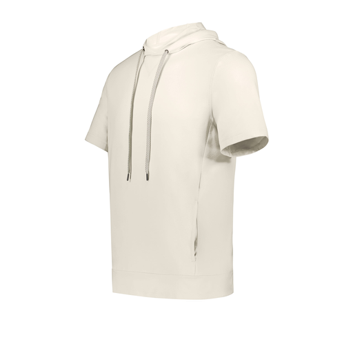 [222605-WHT-YS-LOGO1] YOUTH VENTURA SOFT KNIT SHORT SLEEVE HOODIE (Youth S, White, Logo 1)